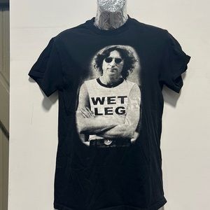 Wet Leg unisex black tshirt